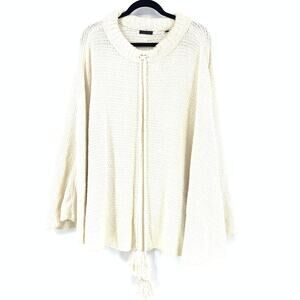ATM Anthony Thomas Melillo O/S Tassel Cords Poncho